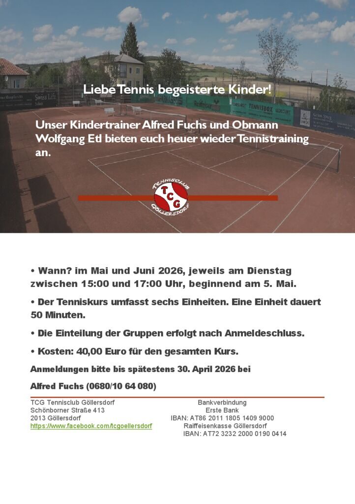 thumbnail of Kindertennis Flyer Frühjahr 2026